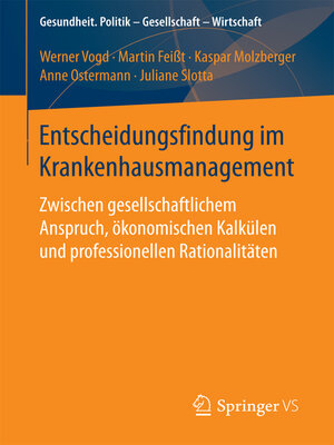 cover image of Entscheidungsfindung im Krankenhausmanagement